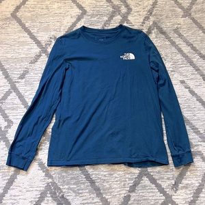 North Face Navy Blue Long Sleeve Size L